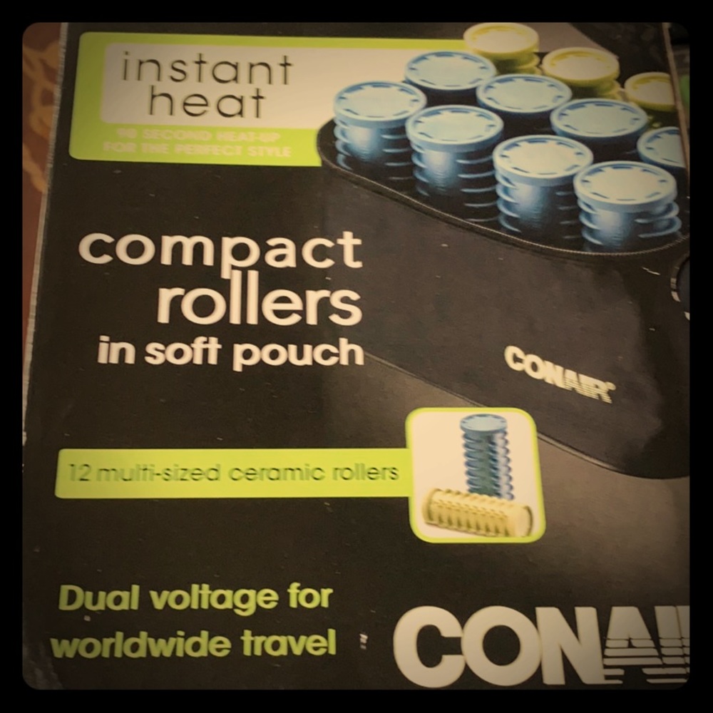 Instant heat compact hot rollers